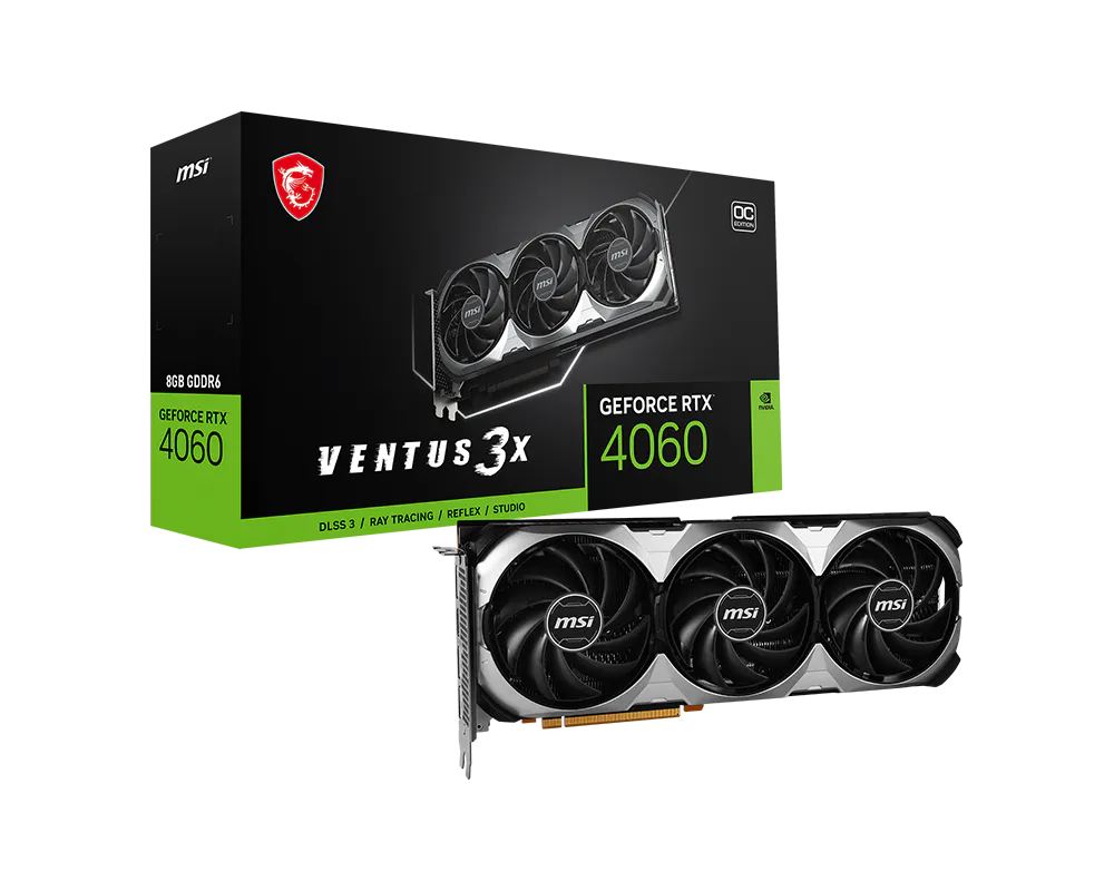 MSI GeForce RTX 4060 VENTUS 3X 8G OC